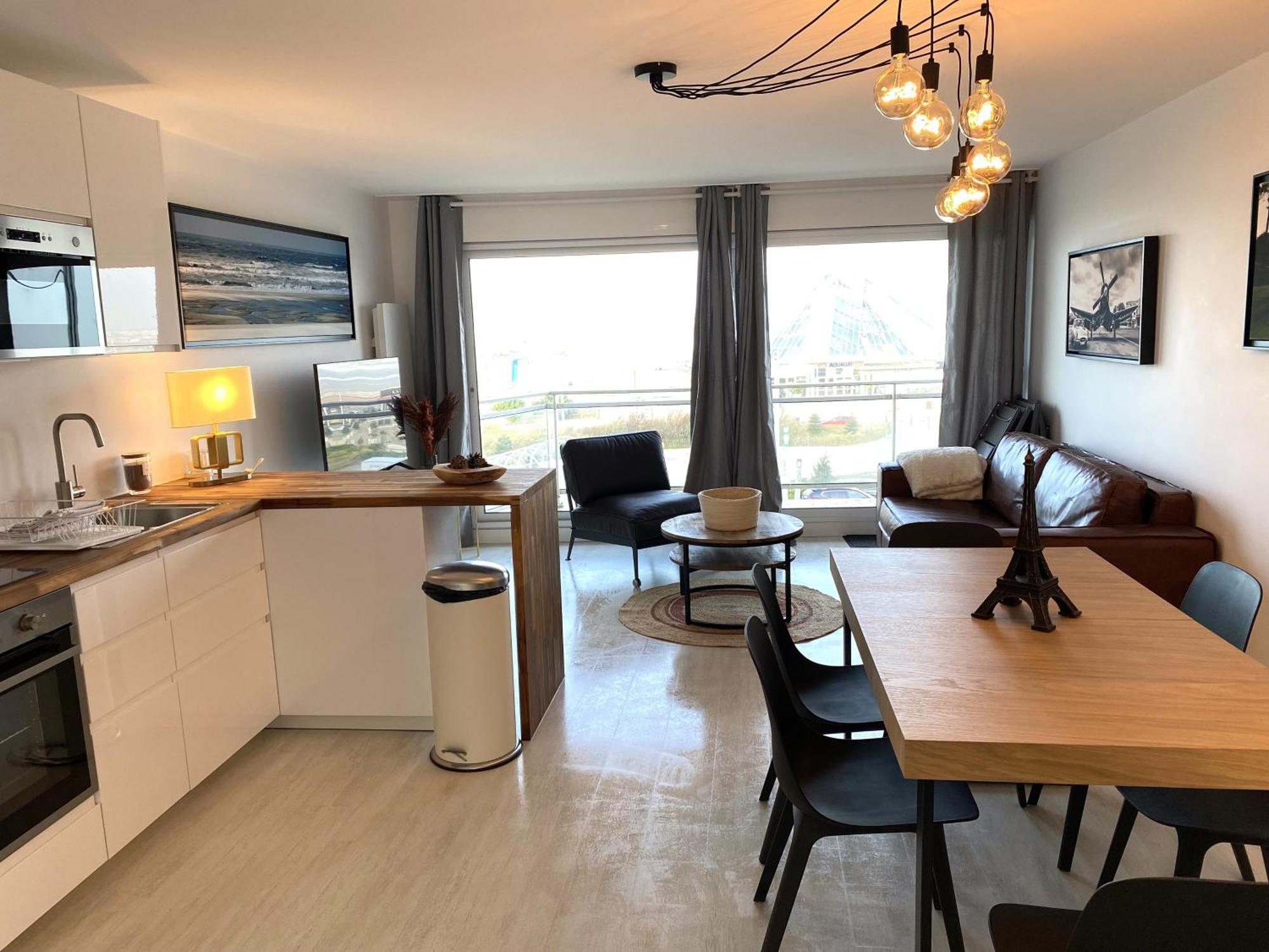 T2 Cabine Traversant Vue Front De Mer Le Touquet Paris-Plage Buitenkant foto